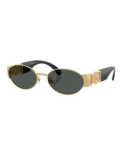 Versace  Metal Sunglasses in Gold