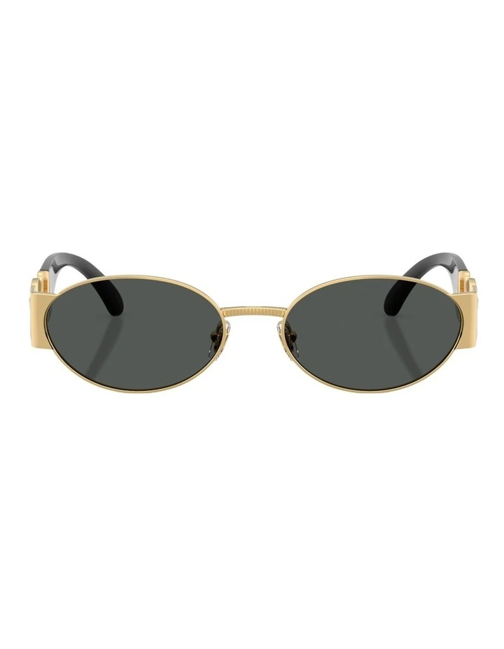 Versace Metal Sunglasses in Gold image 2