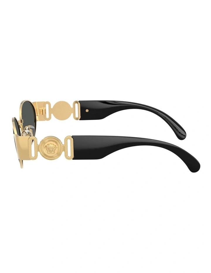 Versace Metal Sunglasses in Gold image 3