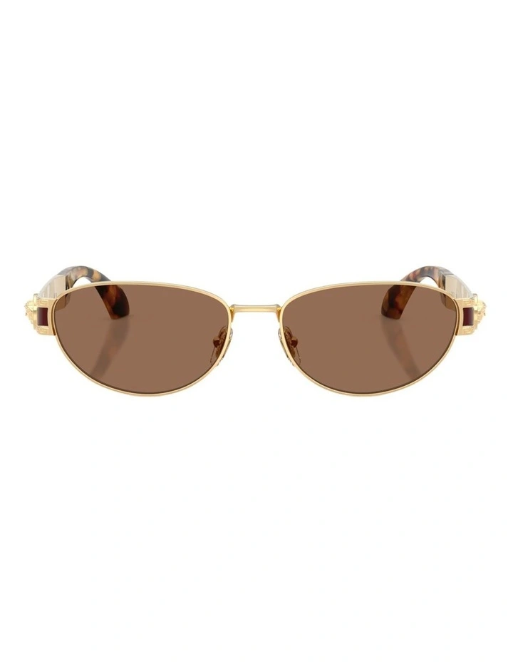 Versace Metal Sunglasses in Gold image 1