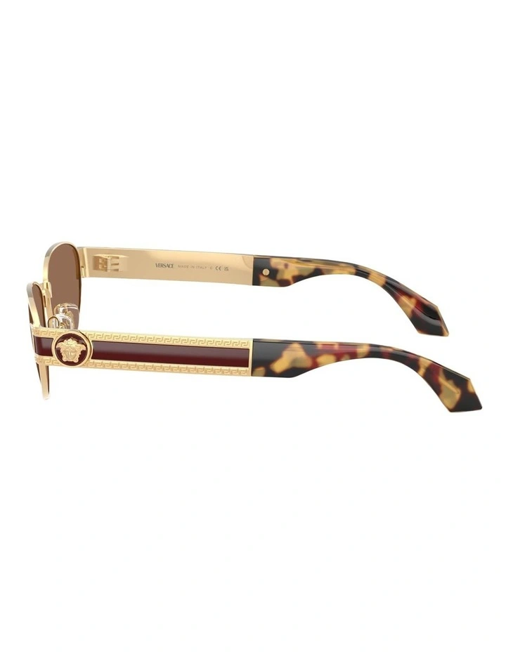 Versace Metal Sunglasses in Gold image 2