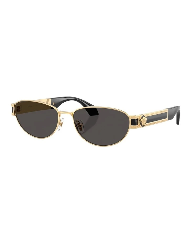Versace Metal Sunglasses in Gold image 1