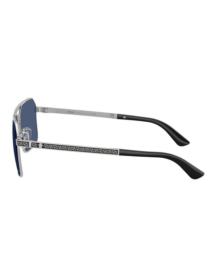 Versace  Metal Sunglasses in Silver image 2