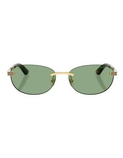 Versace  Metal Sunglasses in Gold