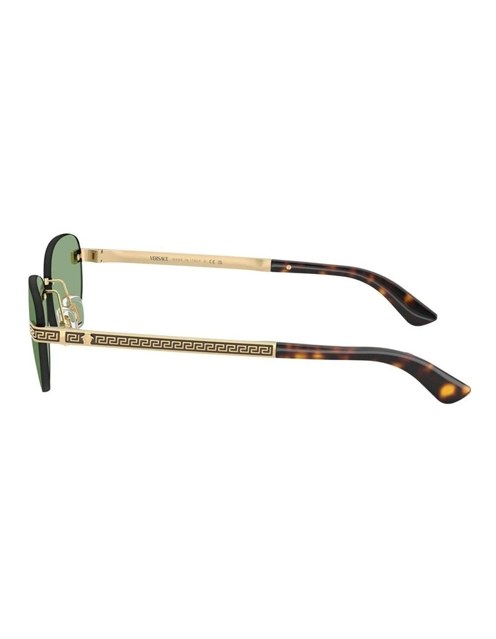 Versace  Metal Sunglasses in Gold image 2