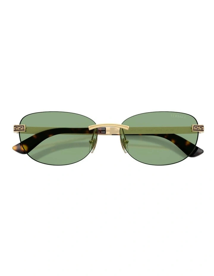 Versace  Metal Sunglasses in Gold image 3