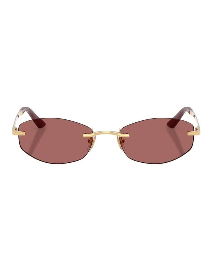 Versace Metal Sunglasses in Gold image 2