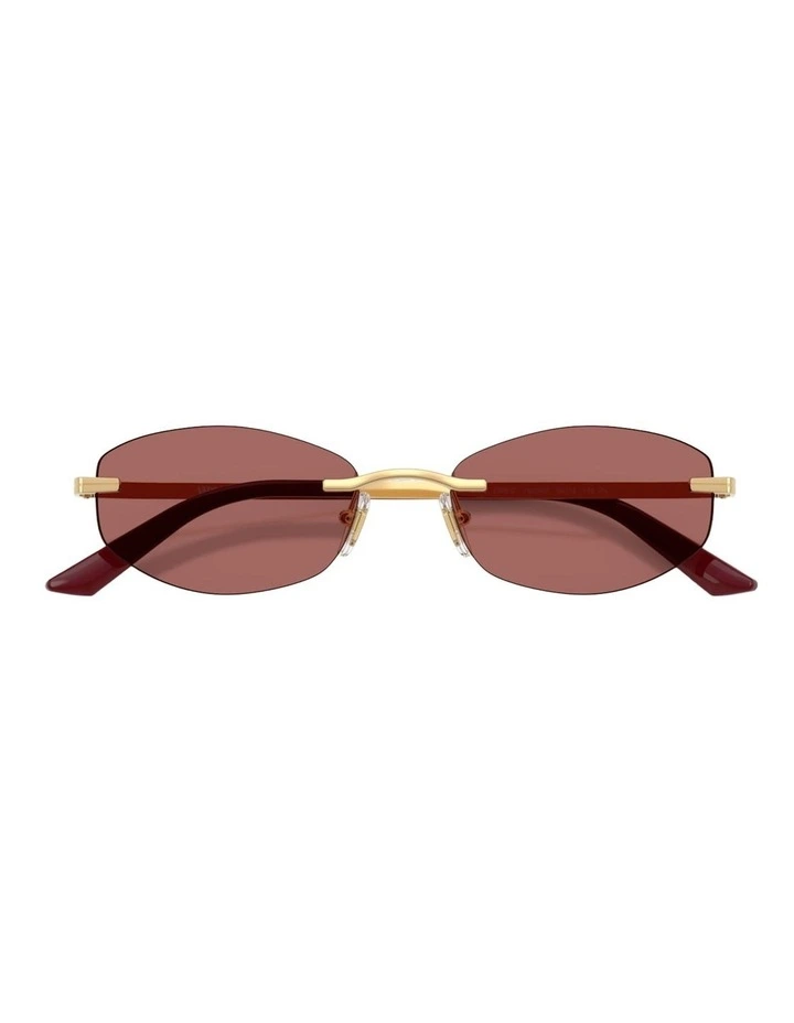 Versace Metal Sunglasses in Gold image 4