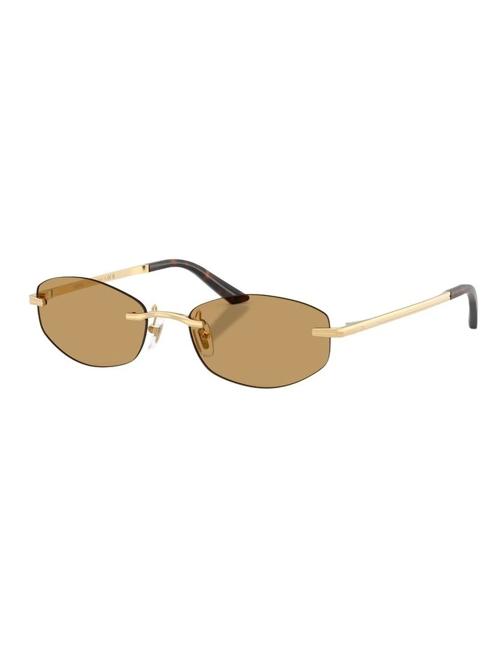 Versace Metal Sunglasses in Gold image 1