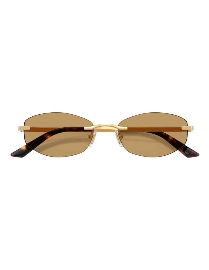 Versace Metal Sunglasses in Gold image 4