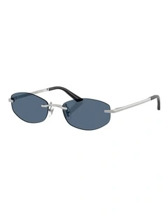 Versace  Metal Sunglasses in Silver