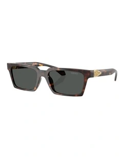 Versace  Injected Sunglasses in Tortoise