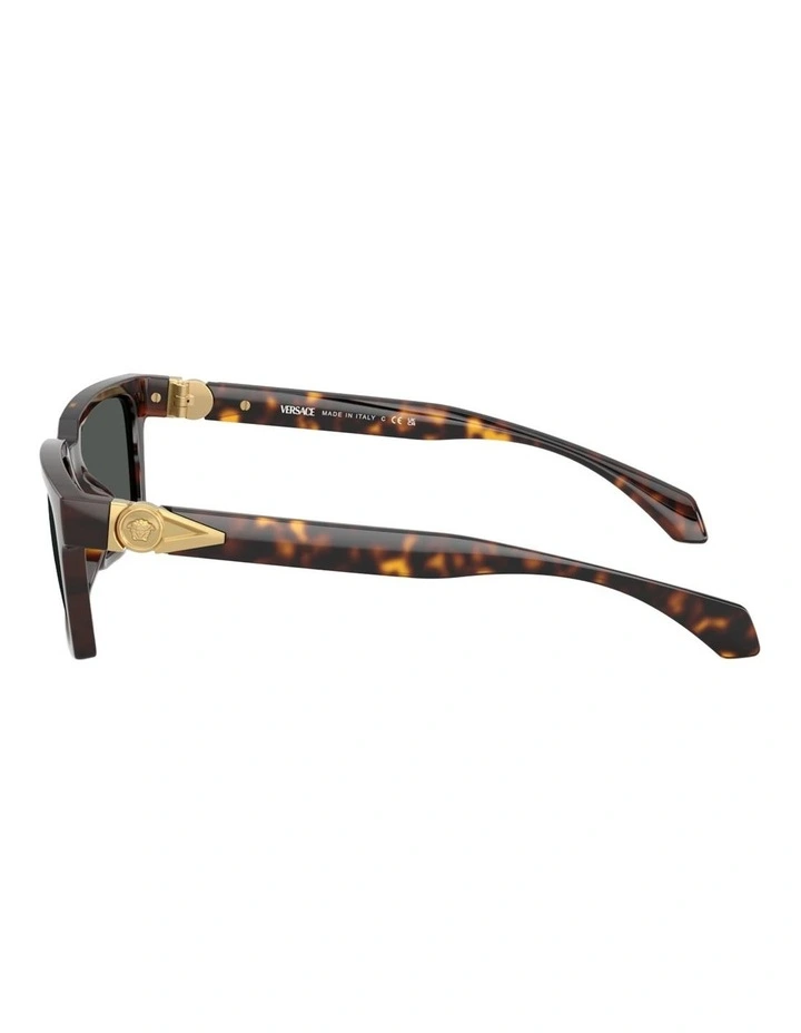 Versace Injected Sunglasses in Tortoise image 3