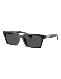 Versace  Injected Sunglasses in Black
