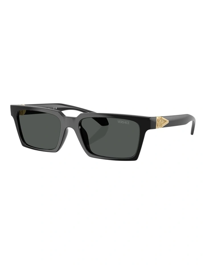 Versace  Injected Sunglasses in Black image 1