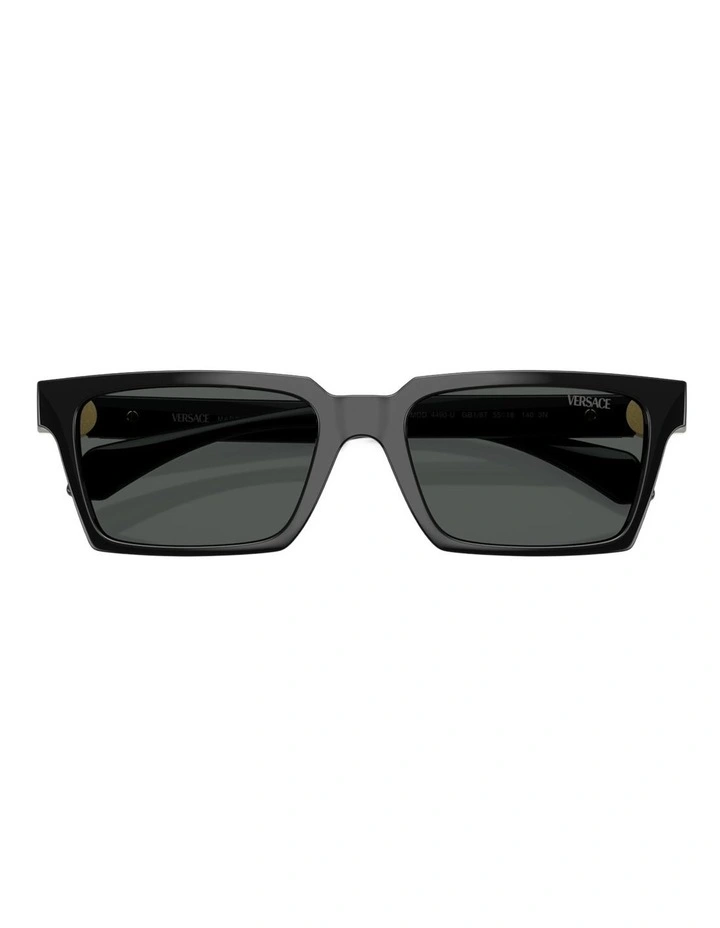 Versace  Injected Sunglasses in Black image 3