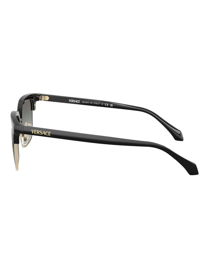 Versace Injected Sunglasses in Black image 3