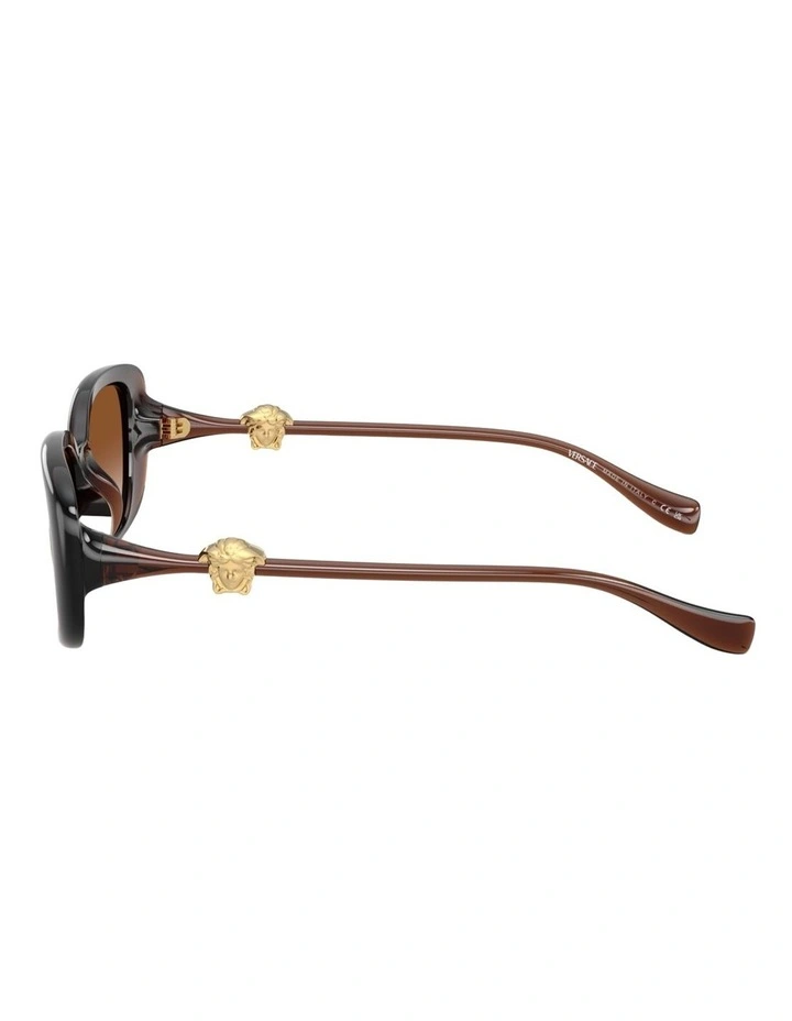 Versace Injected Sunglasses in Brown image 3