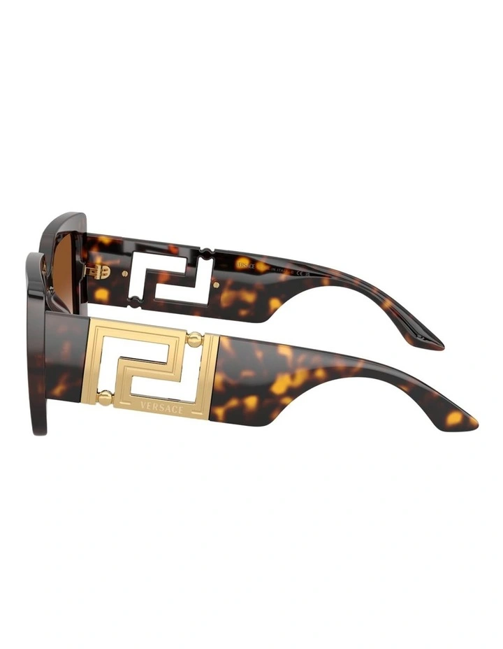 Versace Injected Sunglasses in Tortoise image 2
