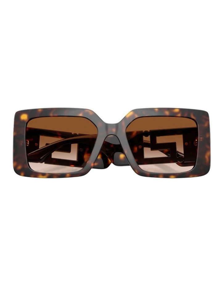 Versace Injected Sunglasses in Tortoise image 4