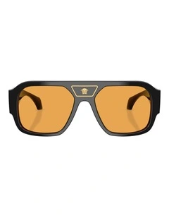 Versace  Acetate Sunglasses in Black