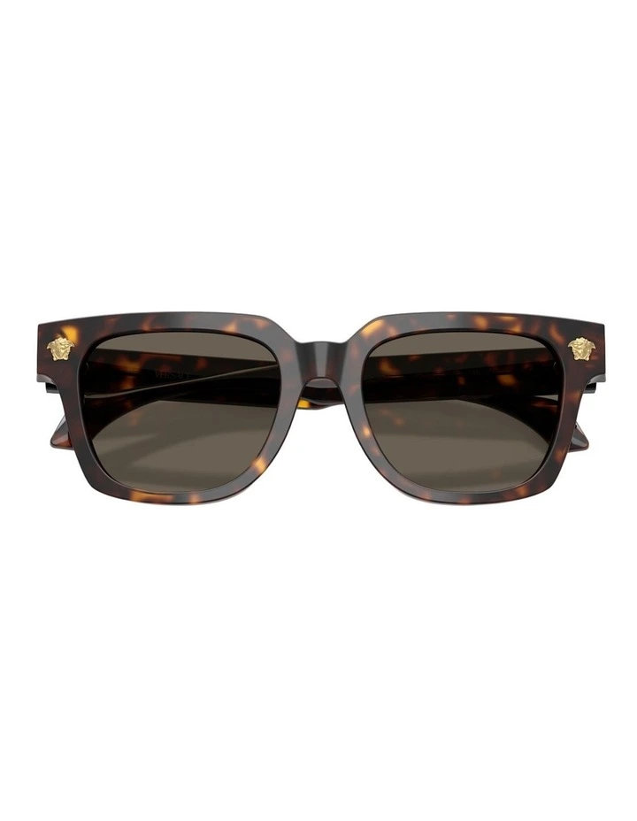 Versace Acetate Sunglasses in Tortoise image 3