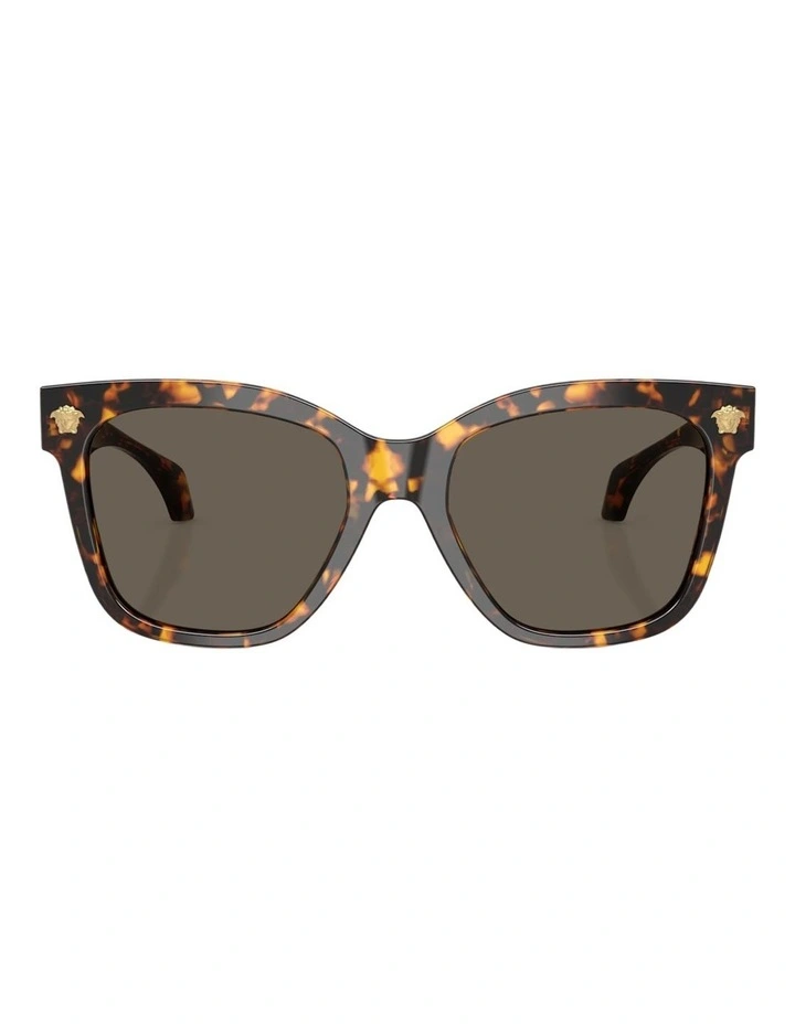 Versace Acetate Sunglasses in Tortoise image 2