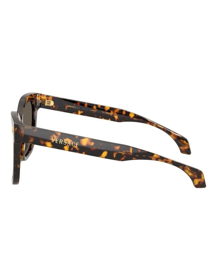 Versace Acetate Sunglasses in Tortoise image 3