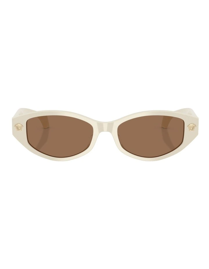 Versace Acetate Sunglasses in White image 2