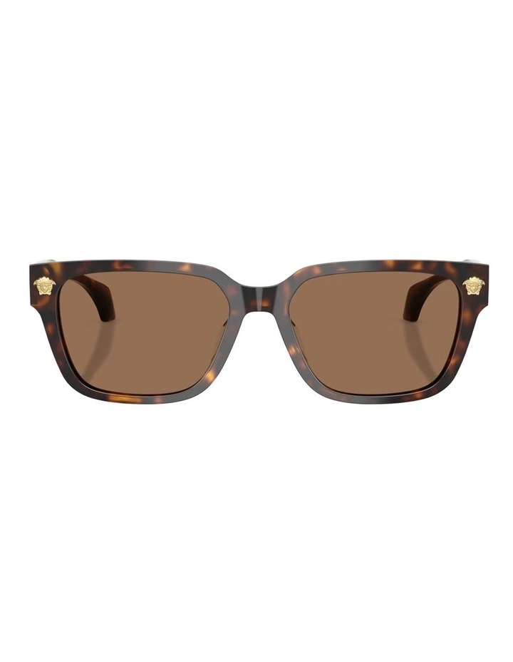 Versace Acetate Sunglasses in Tortoise image 1