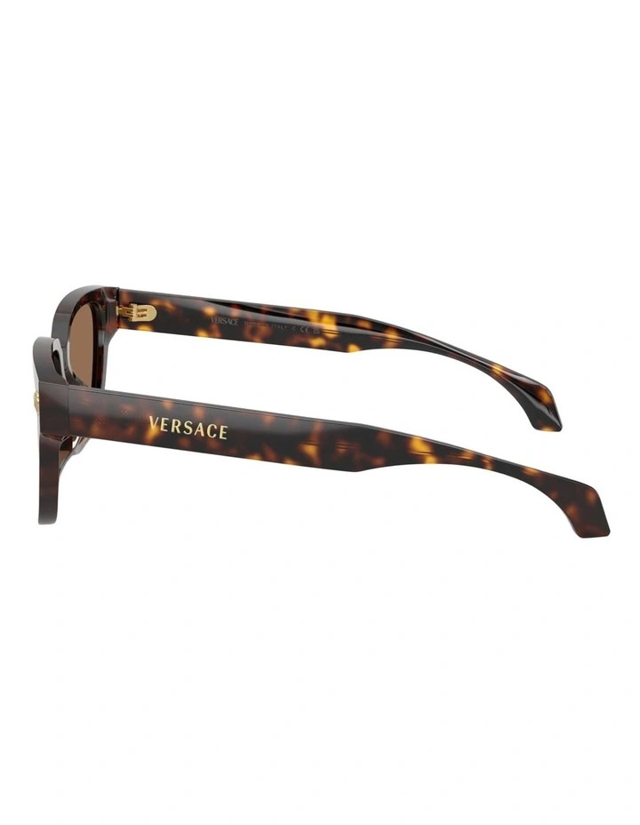 Versace Acetate Sunglasses in Tortoise image 3