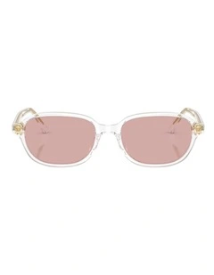 Versace  Acetate Sunglasses in Transparent