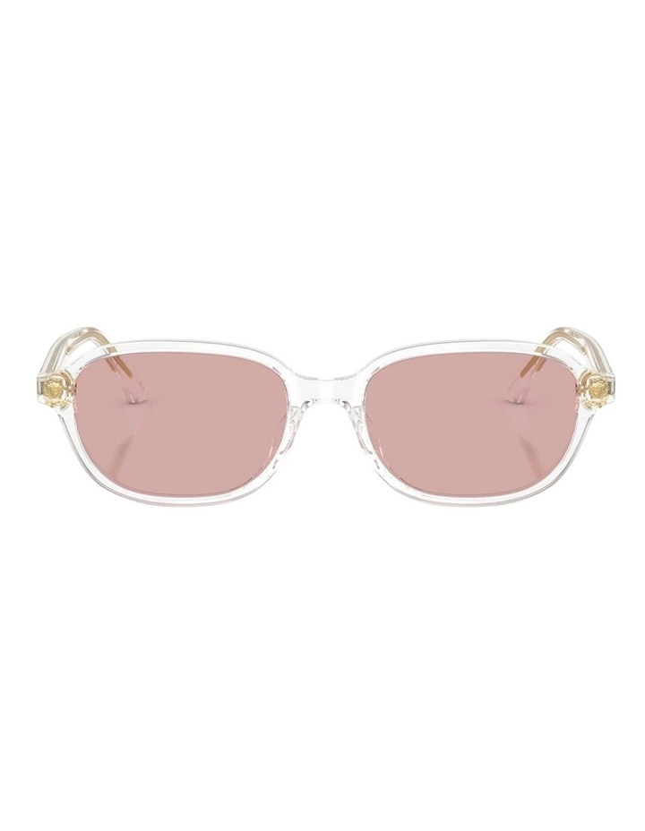Versace Acetate Sunglasses in Transparent image 1