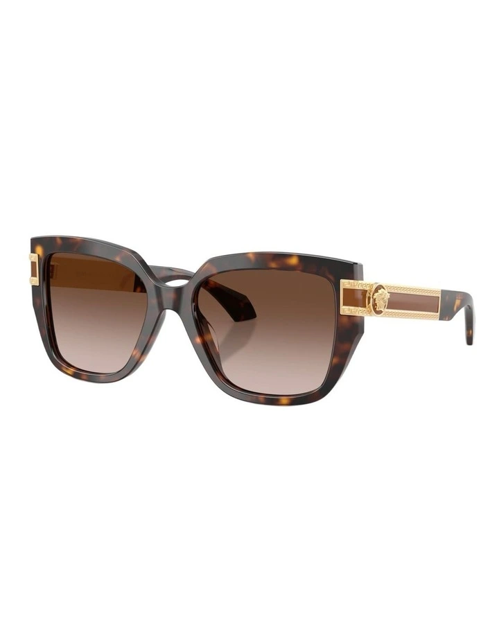Versace Acetate Sunglasses in Brown image 1