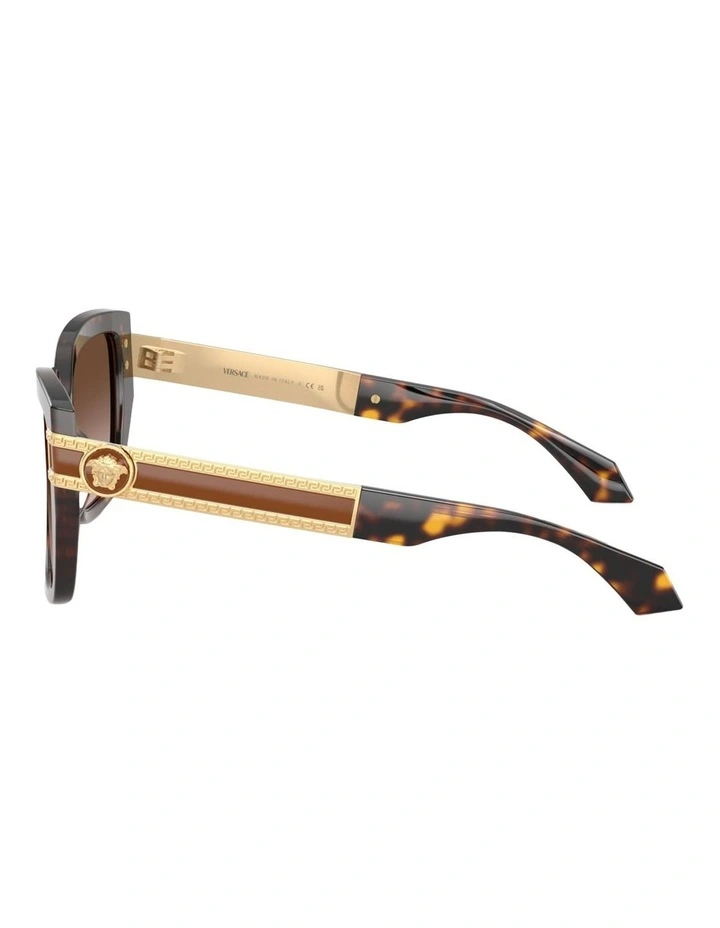 Versace Acetate Sunglasses in Brown image 3