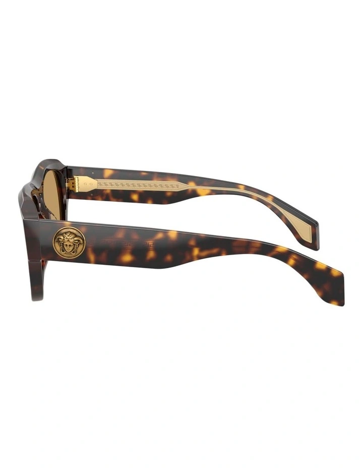 Versace Acetate Sunglasses in Brown image 3
