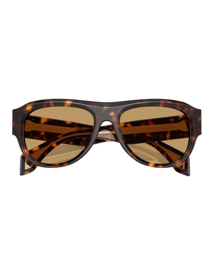 Versace Acetate Sunglasses in Brown image 4
