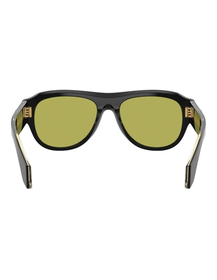 Versace Acetate Sunglasses in Black image 2