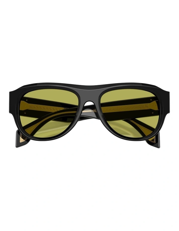Versace Acetate Sunglasses in Black image 3