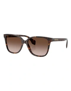 Versace  Acetate Sunglasses in Brown
