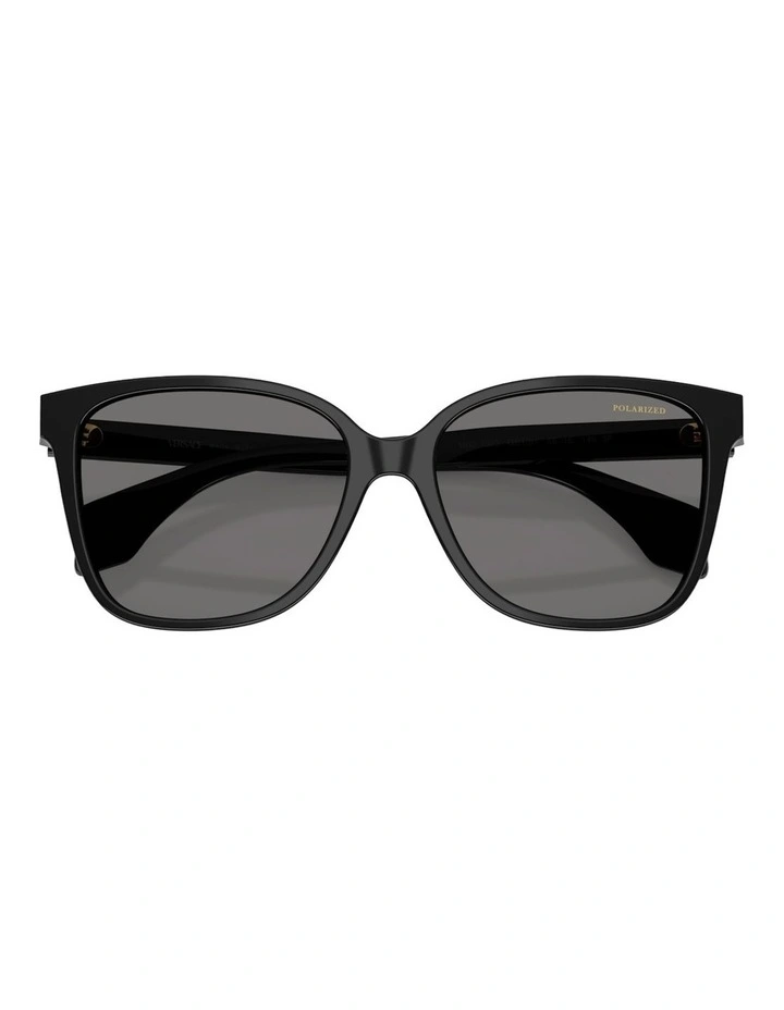 Versace Acetate Polarised Sunglasses in Black image 4
