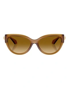 Versace  Injected Sunglasses in Gold