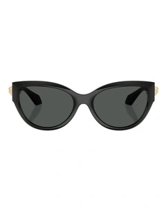 Versace  Injected Sunglasses in Black
