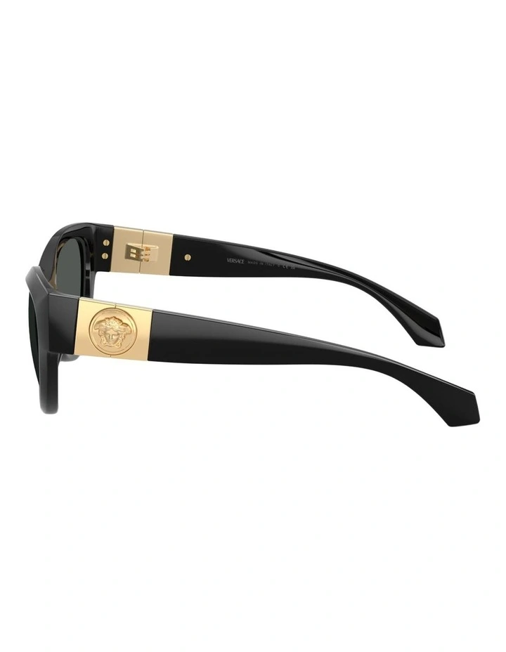 Versace Injected Sunglasses in Black image 3