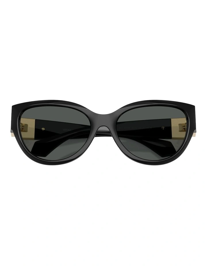 Versace Injected Sunglasses in Black image 4