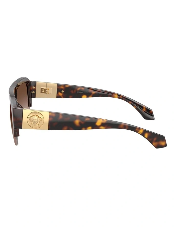Versace Injected Sunglasses in Brown image 3