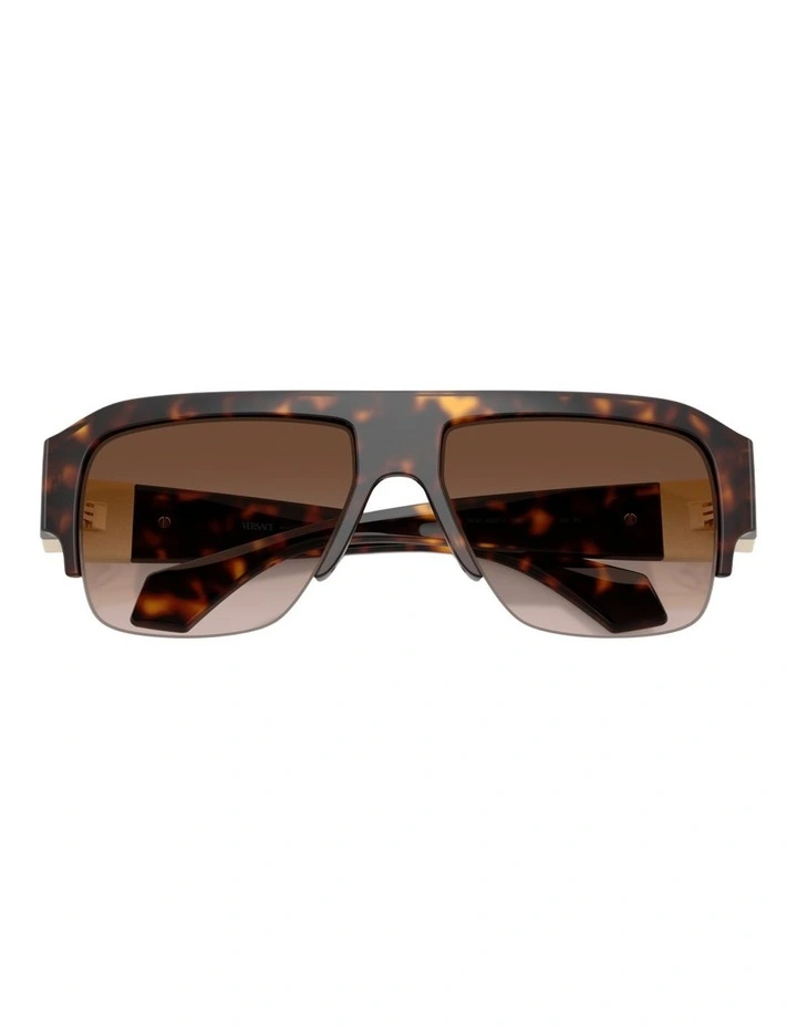 Versace Injected Sunglasses in Brown image 4