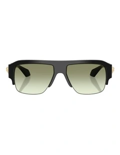 Versace  Injected Sunglasses in Black