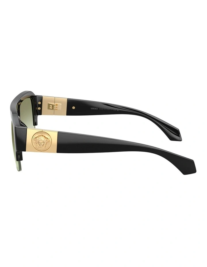 Versace Injected Sunglasses in Black image 2