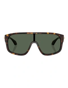 Versace  Injected Sunglasses in Brown